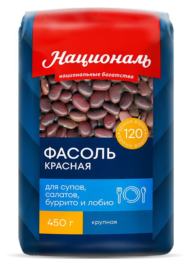 

Фасоль красная Националь калиброванная, 450 г