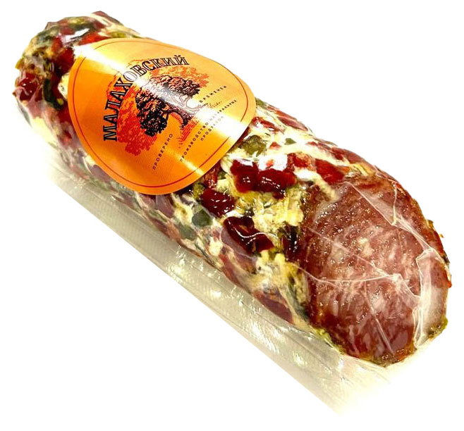 

Колбаса сырокопченая Малаховский мясокомбинат Малаховская в обсыпке, 300 г