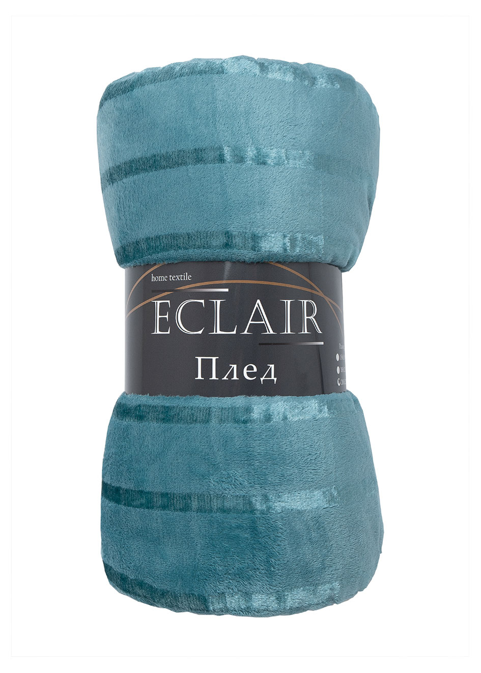 

Плед ECLAIR страйп синий, 200х220 см