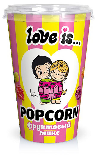 

Попкорн готовый Love Is фруктовый микс, 120 г