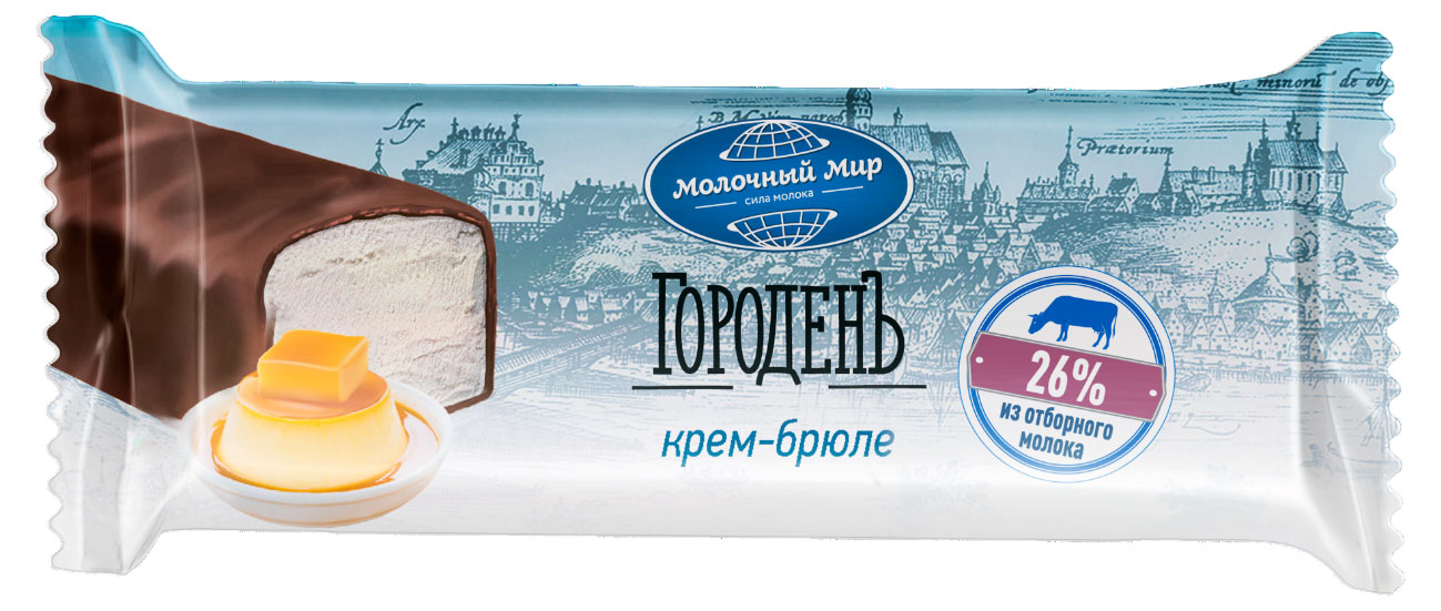 

Сырок творожный Городенъ глазированный крем-брюле26% БЗМЖ, 40 г