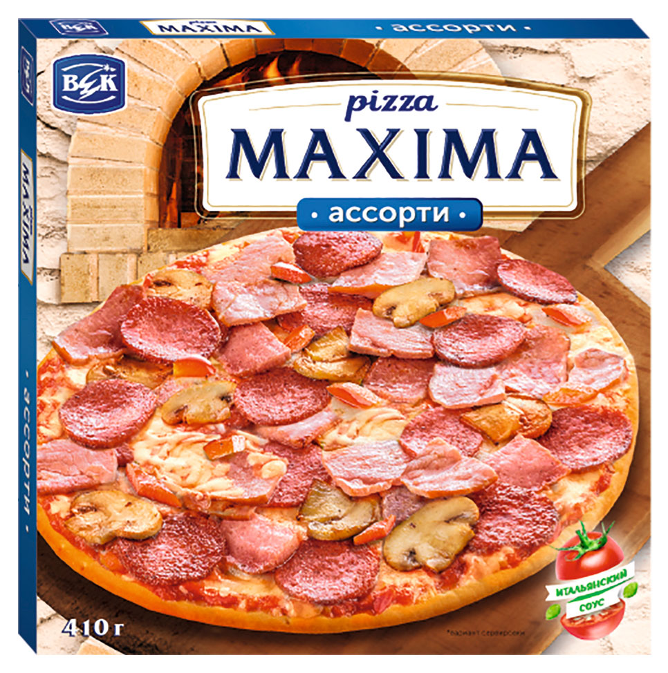 

Пицца ВЕК Ассорти максима замороженная, 410 г