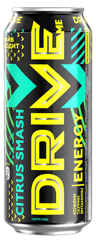 

Напиток энергетический Drive Me Citrus smash, 449 мл