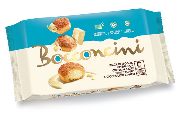 

Пирожное Matilde Vicenzi Bocconcini слоеные с молочным кремом, 100 г