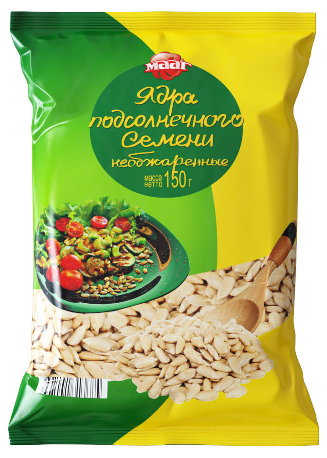 

Ядра подсолнечного семени МААГ необжаренные, 150 г