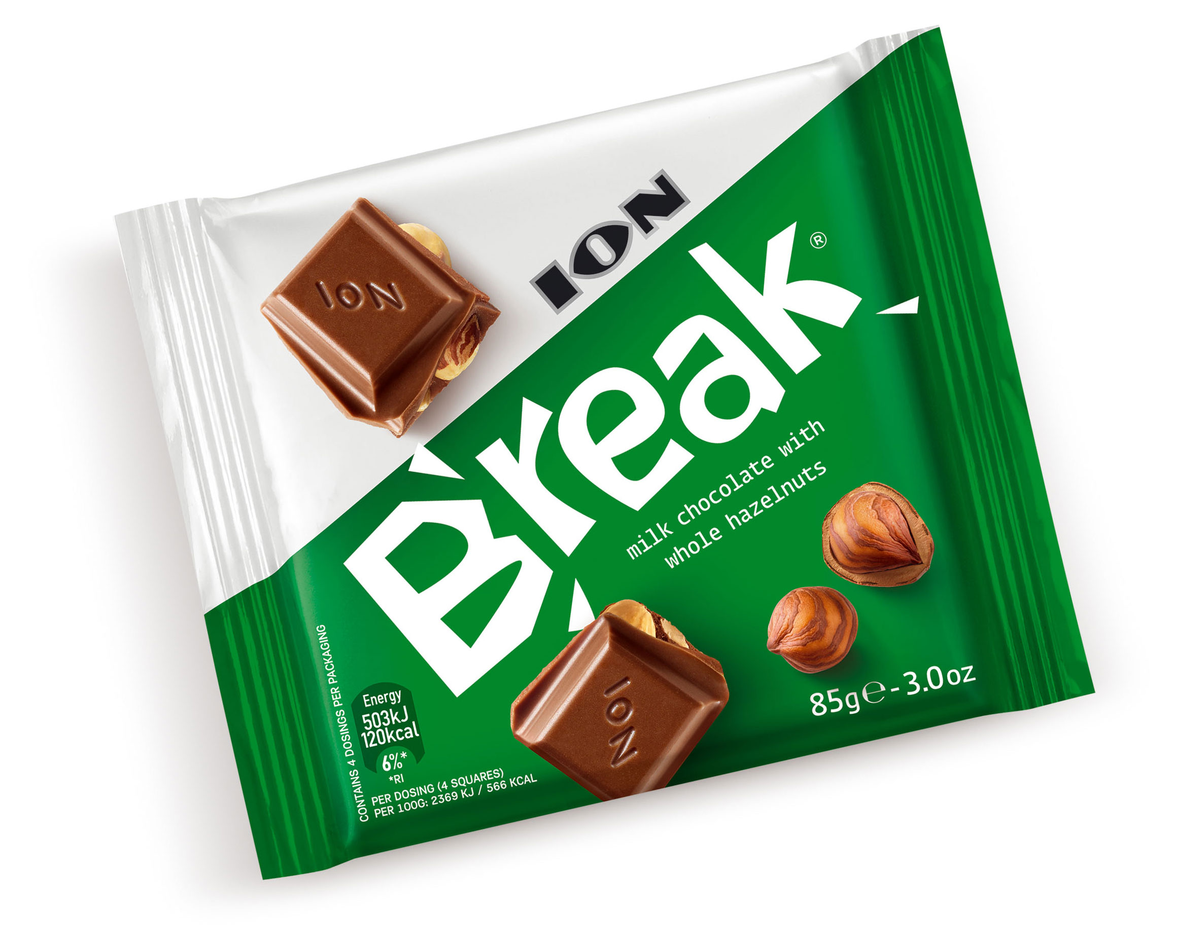 

Шоколад молочный Break с цельным лесным орехом, 85 г