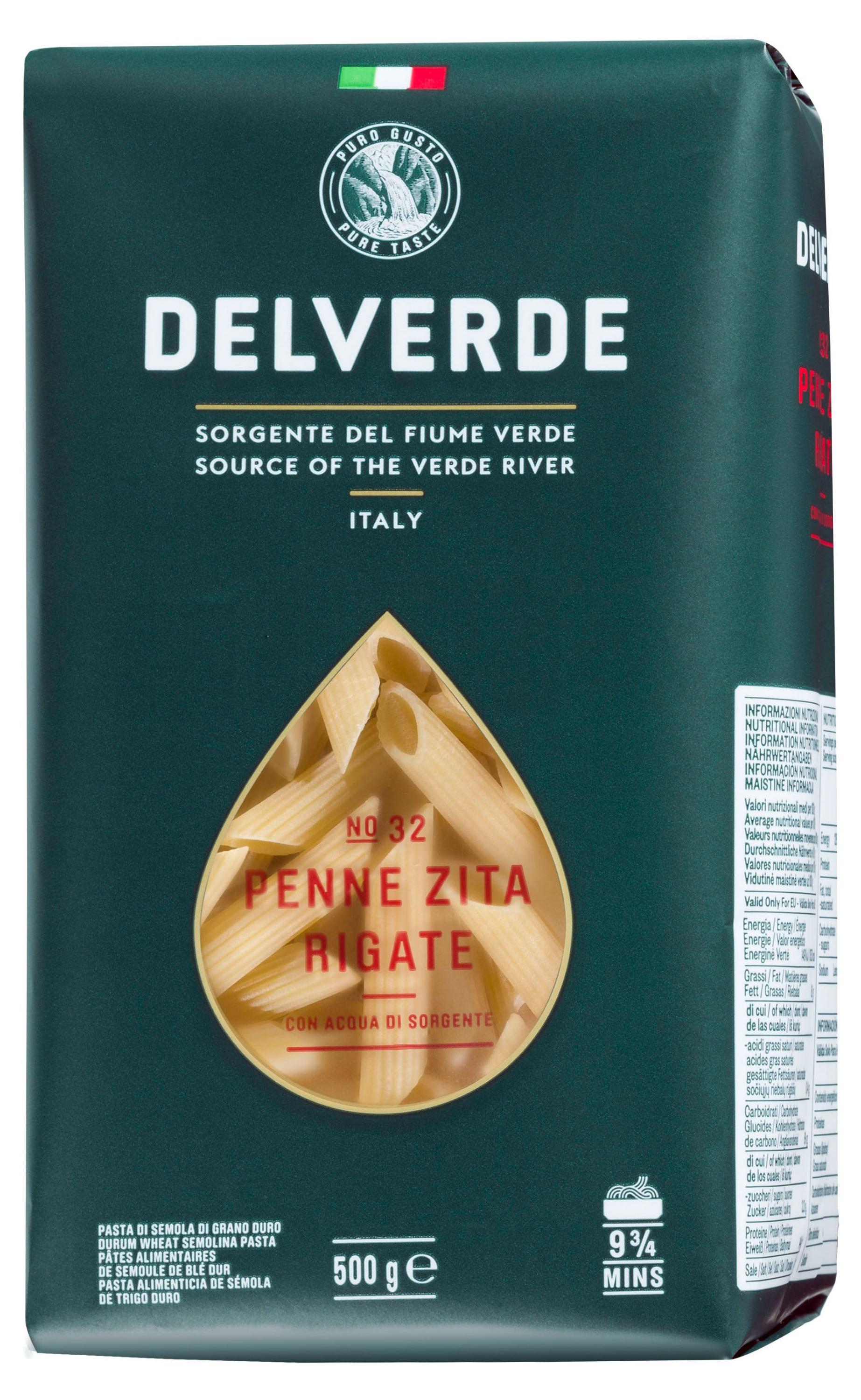 

Макаронные изделия Delverde 032 Пенне Зита Ригате перья, 500 г