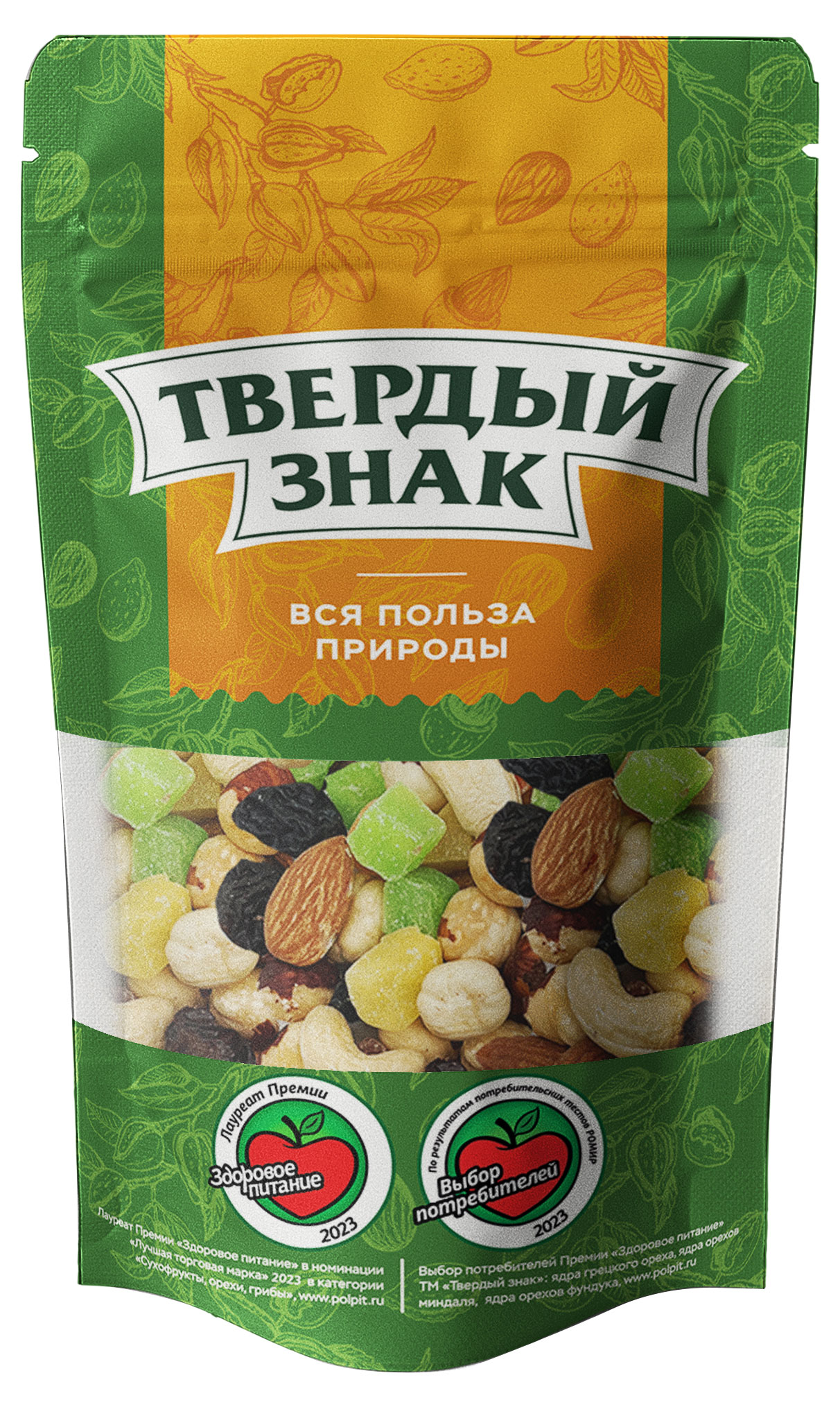 

Смесь Твердый знак Орехи с цветными цукатами, 90 г