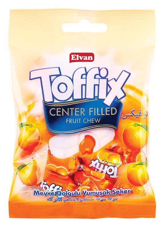 

Конфеты жевательные Toffix Апельсин, 80 г