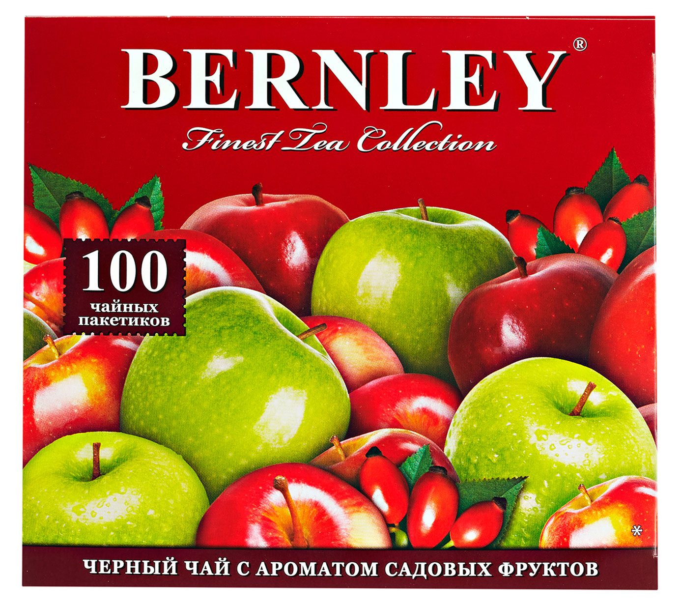 

Чай черный BERNLEY Cадовые фрукты, 100 пакетиков