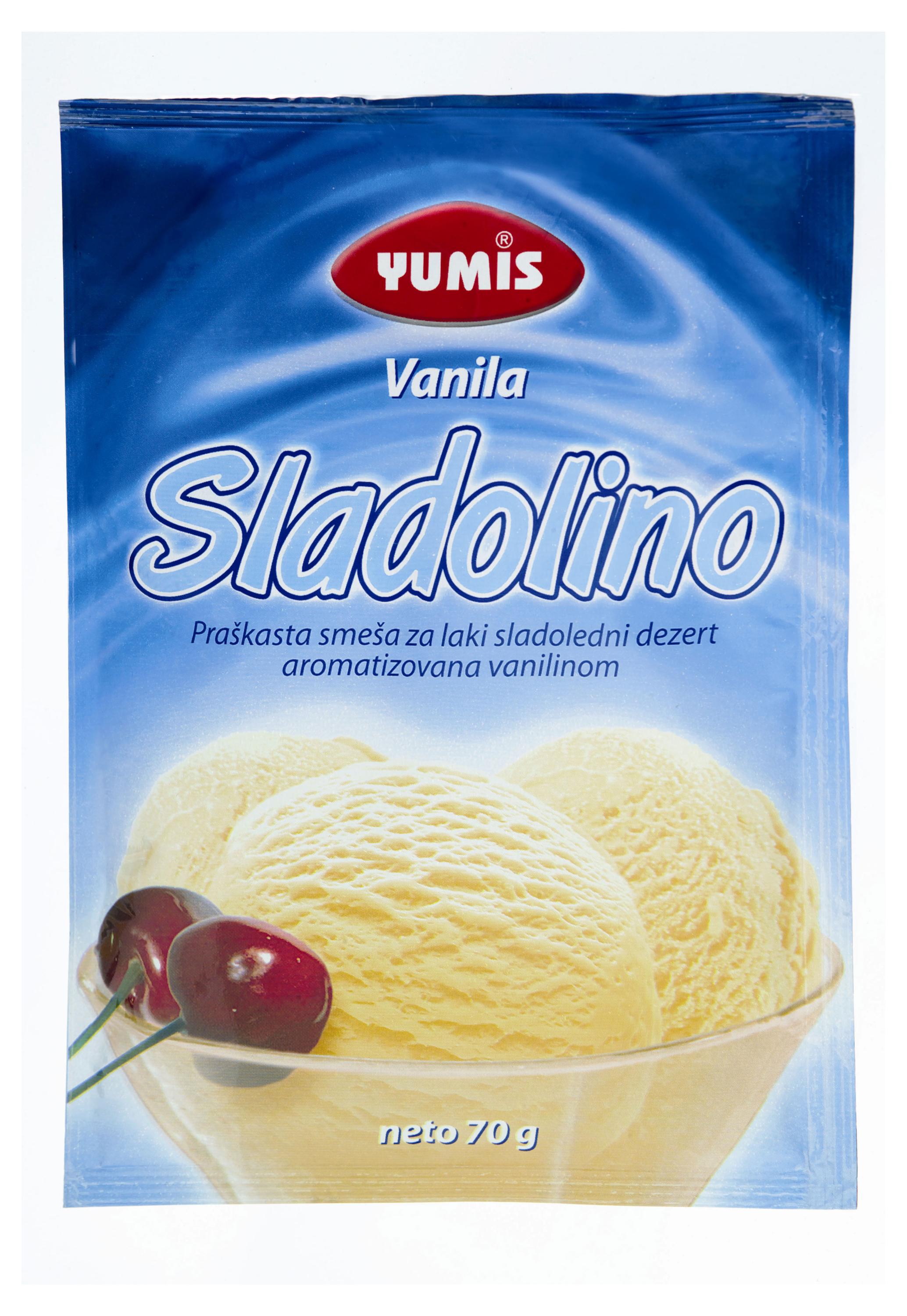 

Готовая смесь Yumis для приготовления мороженого ваниль, 70 г