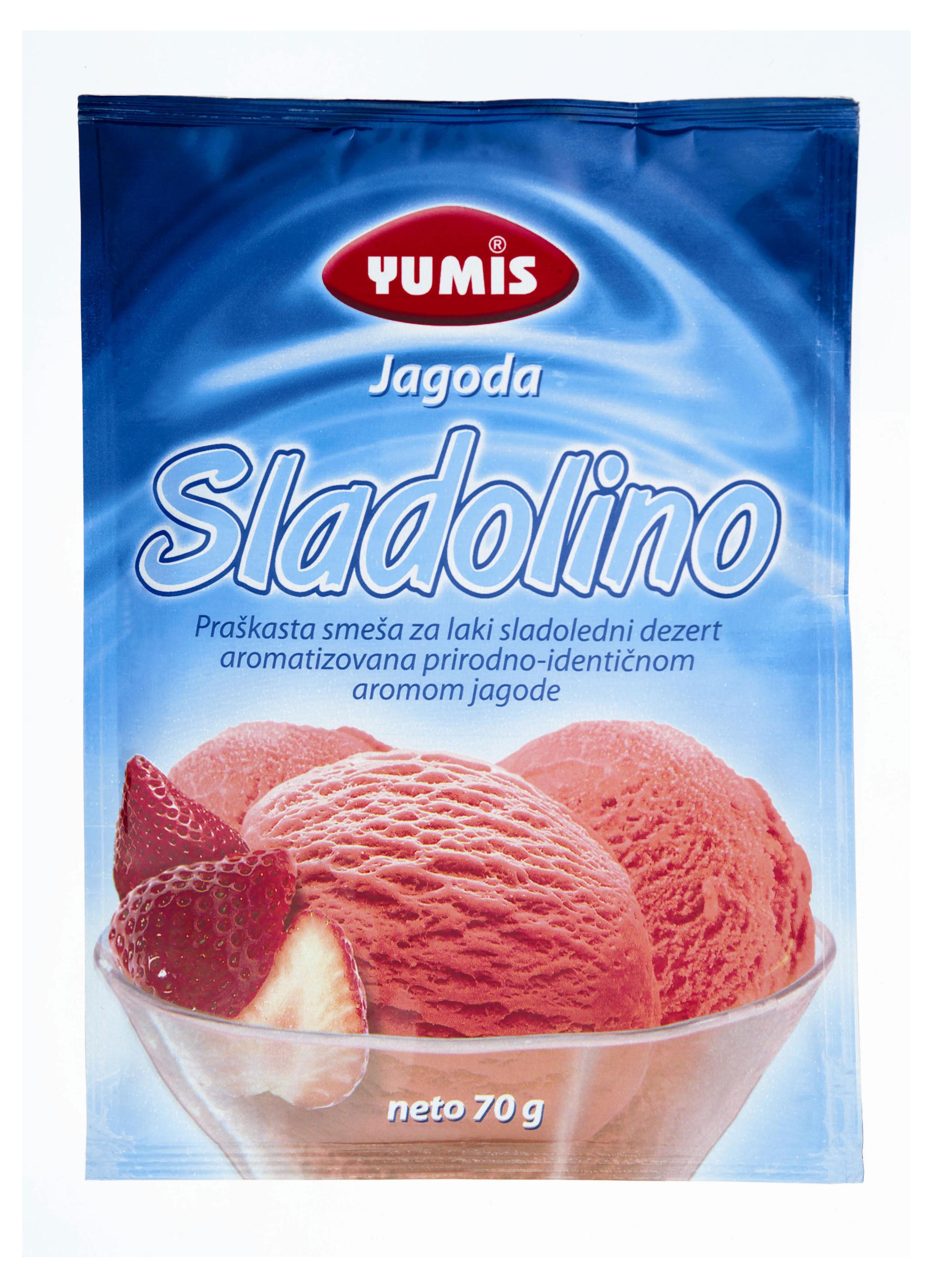 

Готовая смесь Yumis для приготовления мороженого клубника, 70 г