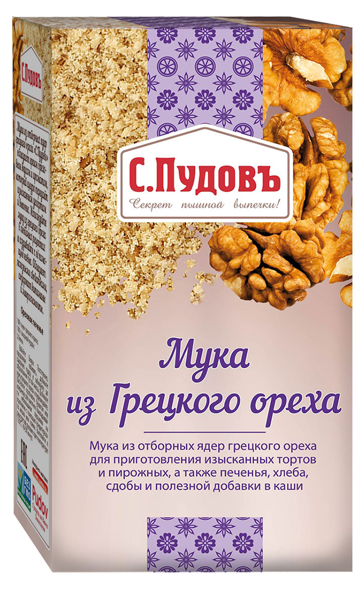 

Мука С.Пудовъ из грецкого ореха, 200 г