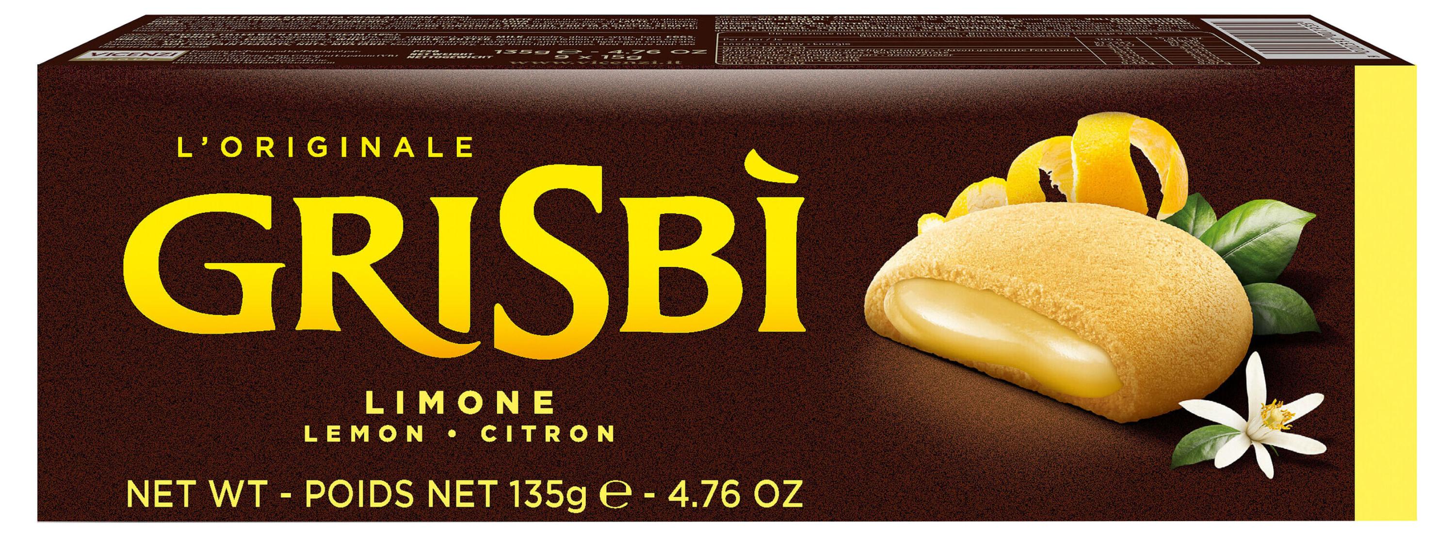 

Печенье Grisbi с начинкой лимонный крем, 135 г