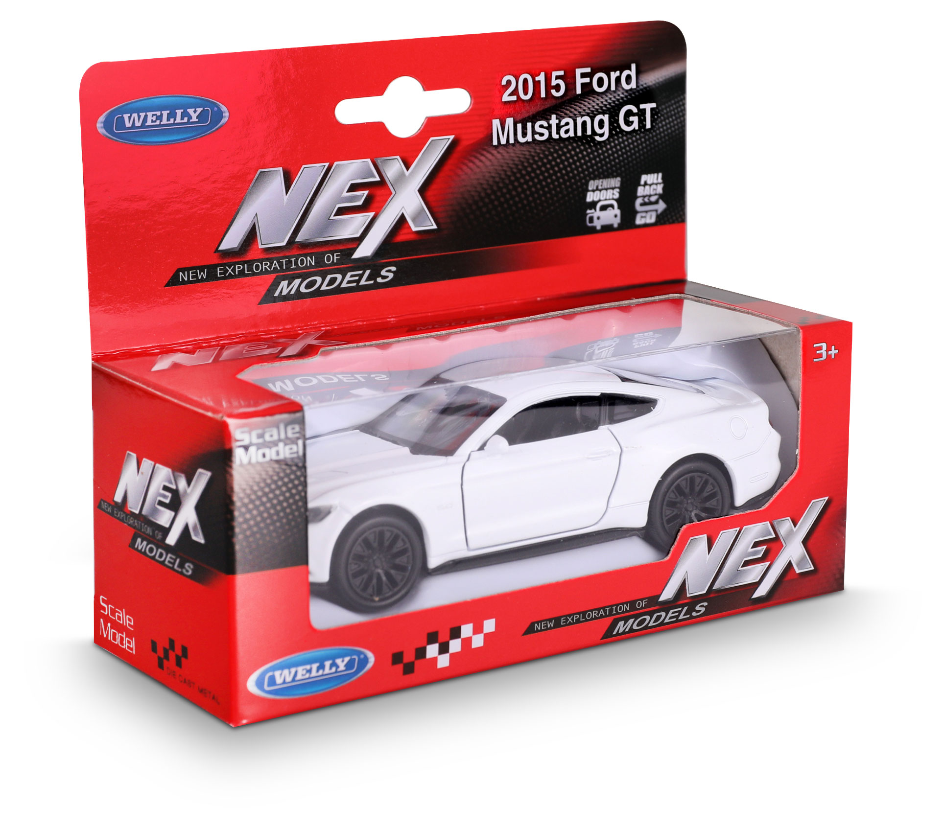 

Машинка Welly Ford Mustang GT, 1 шт