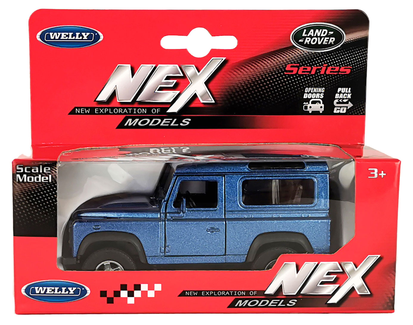

Машинка Welly Land Rover, 1 шт