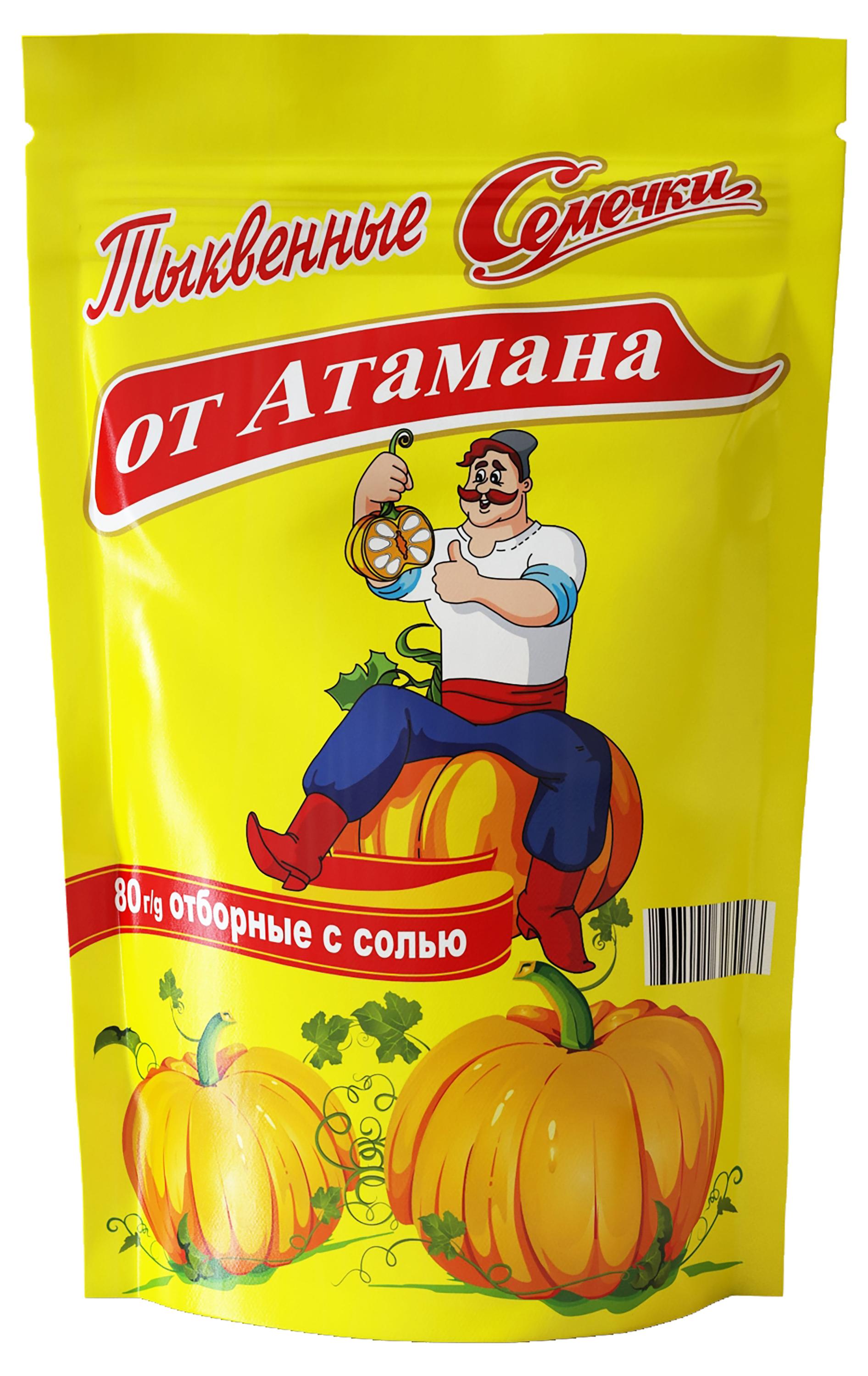 

Семечки тыквенные от Атамана, 80 г