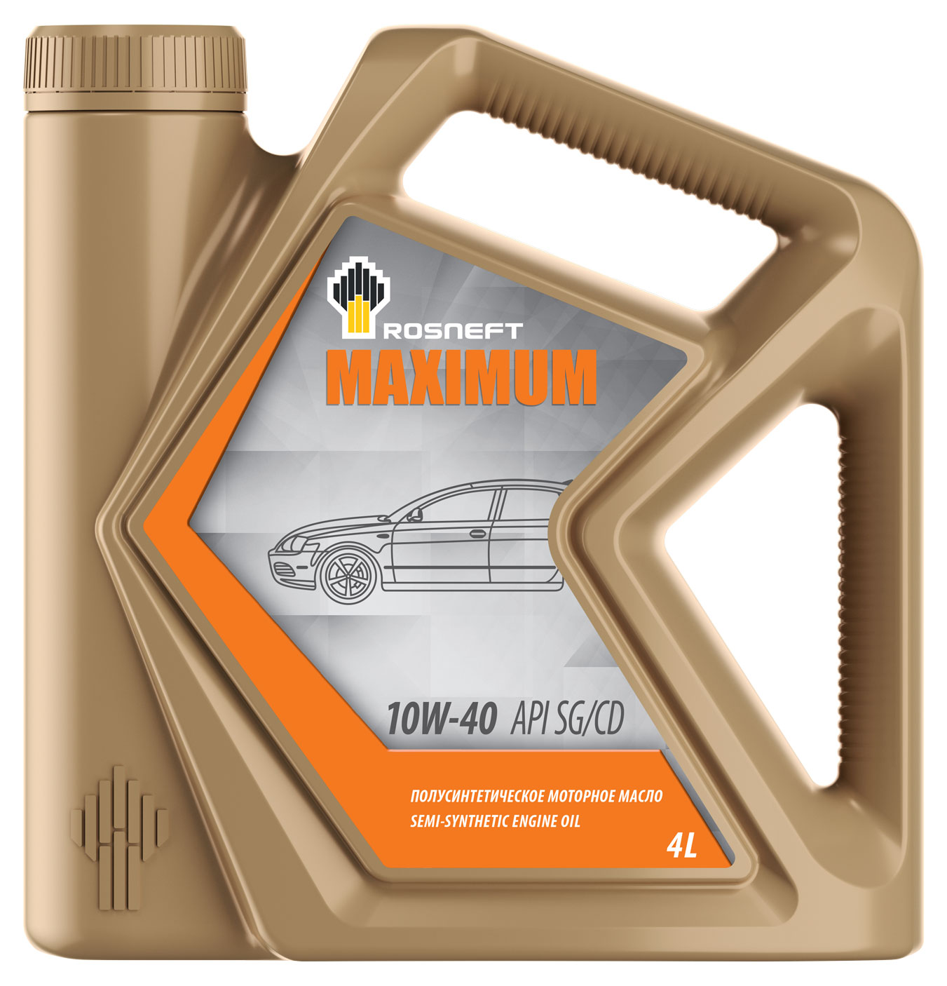 

Масло полусинтетическое Роснефть Maximum 10W40, 4 л