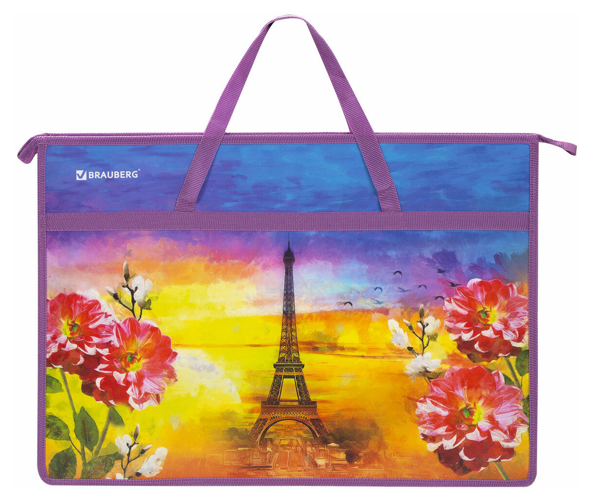 

Папка BRAUBERG Paris для рисунков и чертежей с ручками А3