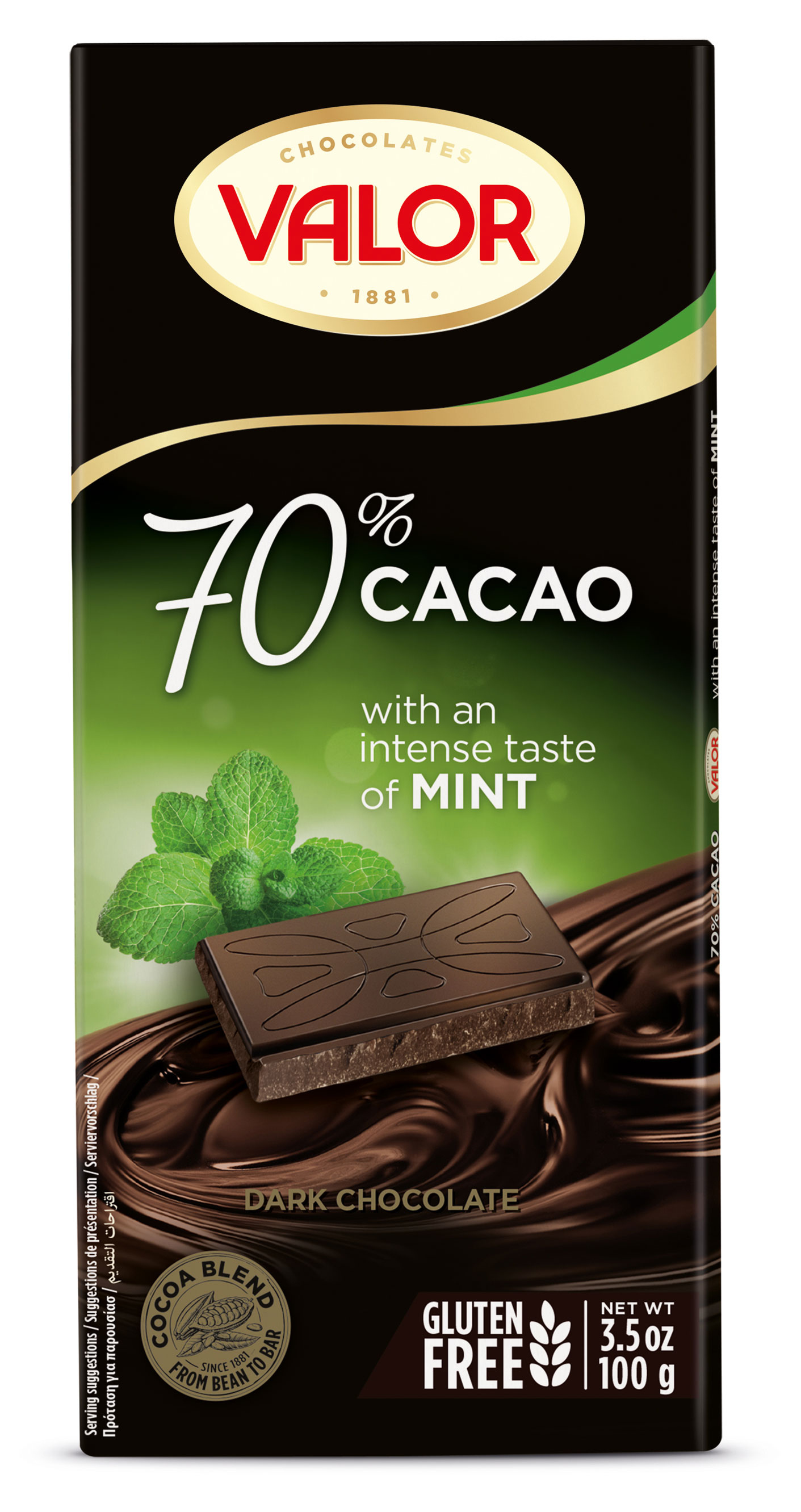 Изображение товара Шоколад Valor 70% с мятой