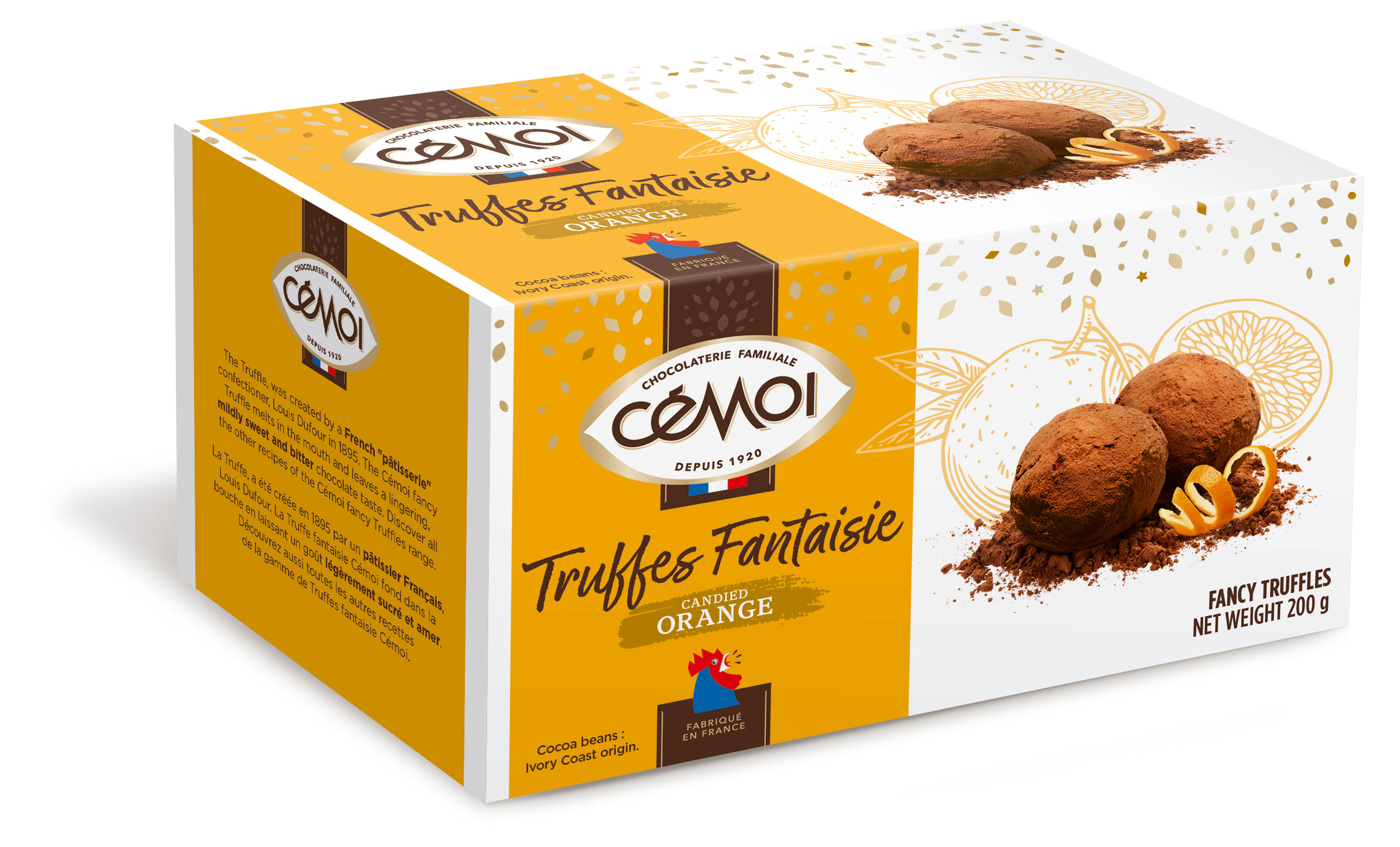 

Конфеты CEMOI трюфели с апельсином Фантазия, 200 г