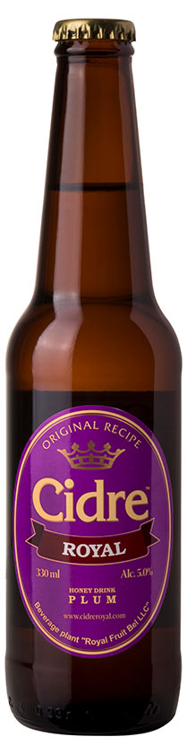 

Медовуха Cidre Royal слива 5%, 330 мл