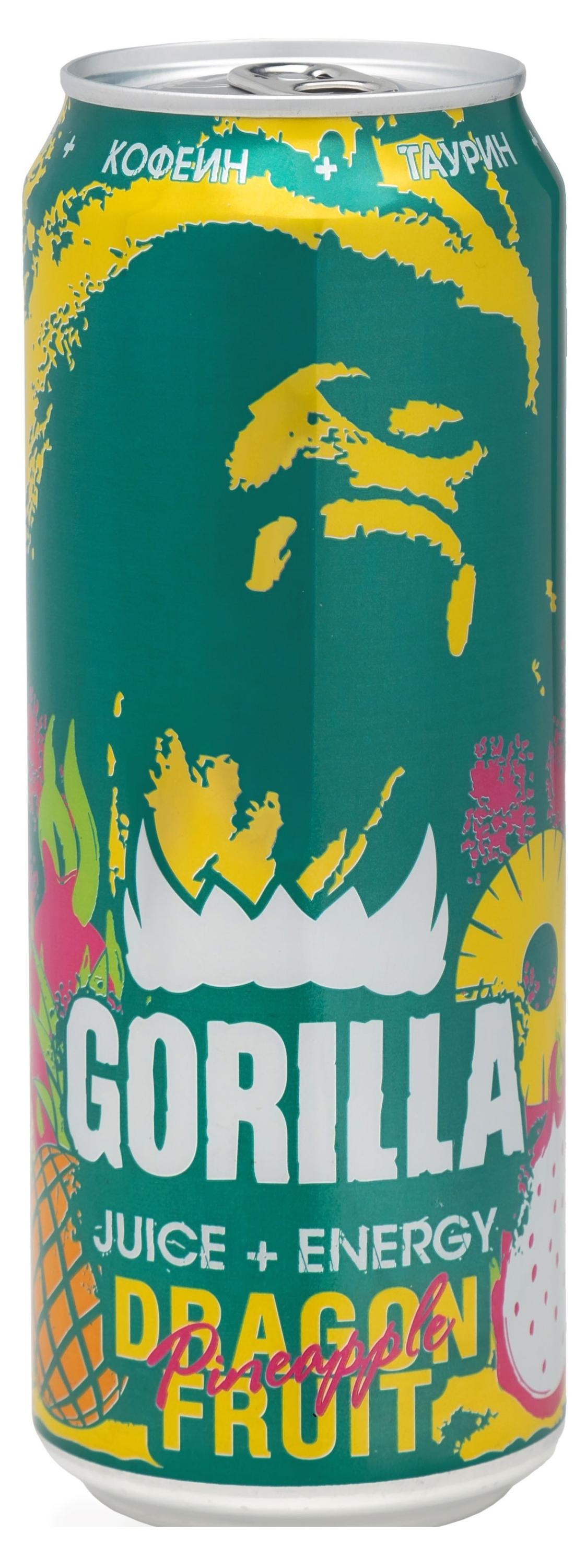 

Напиток энергетический Gorilla Dragon fruit, 0,45 л