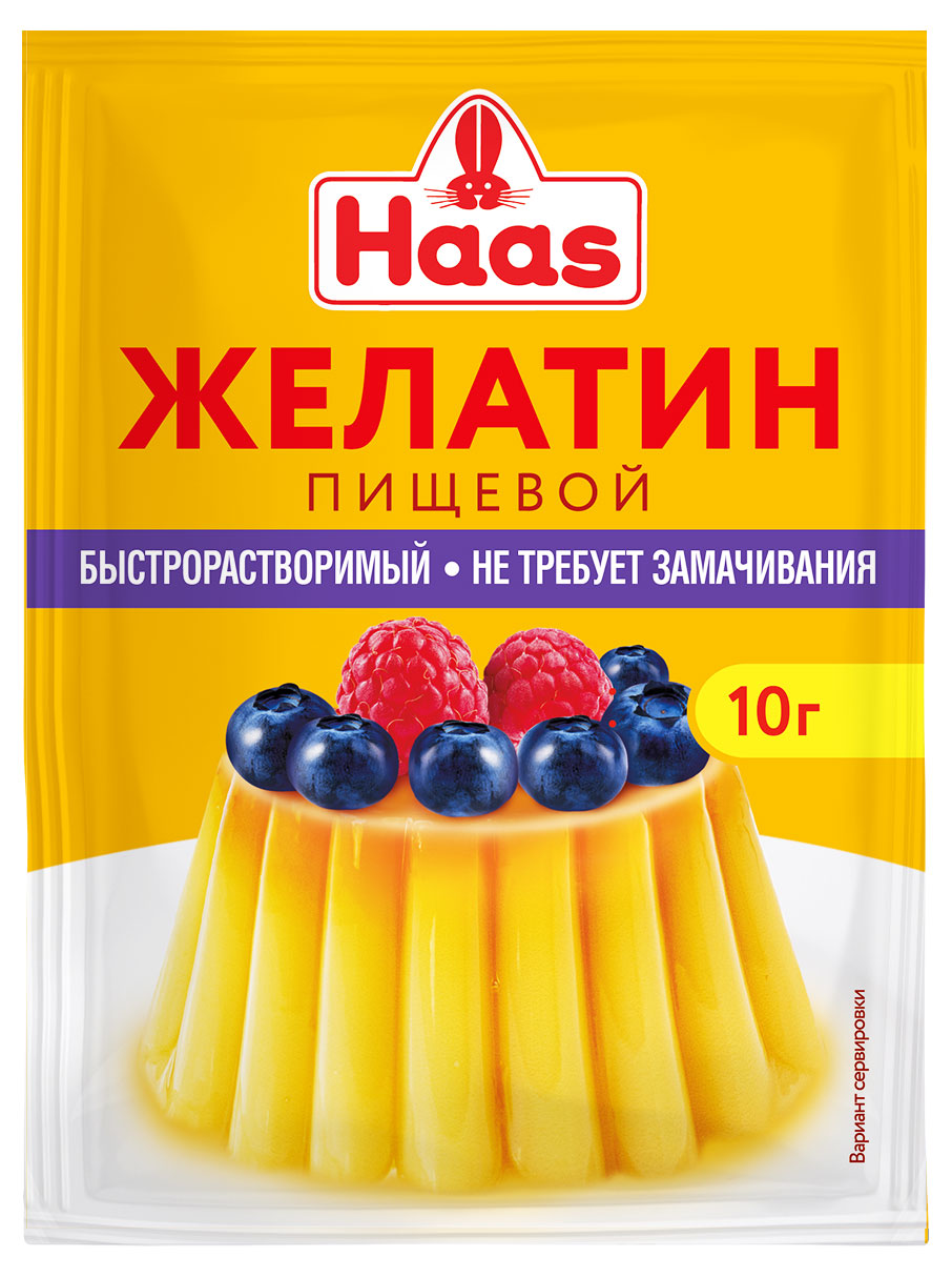 Изображение товара Желатин пищевой Haas универсальный, 10 г