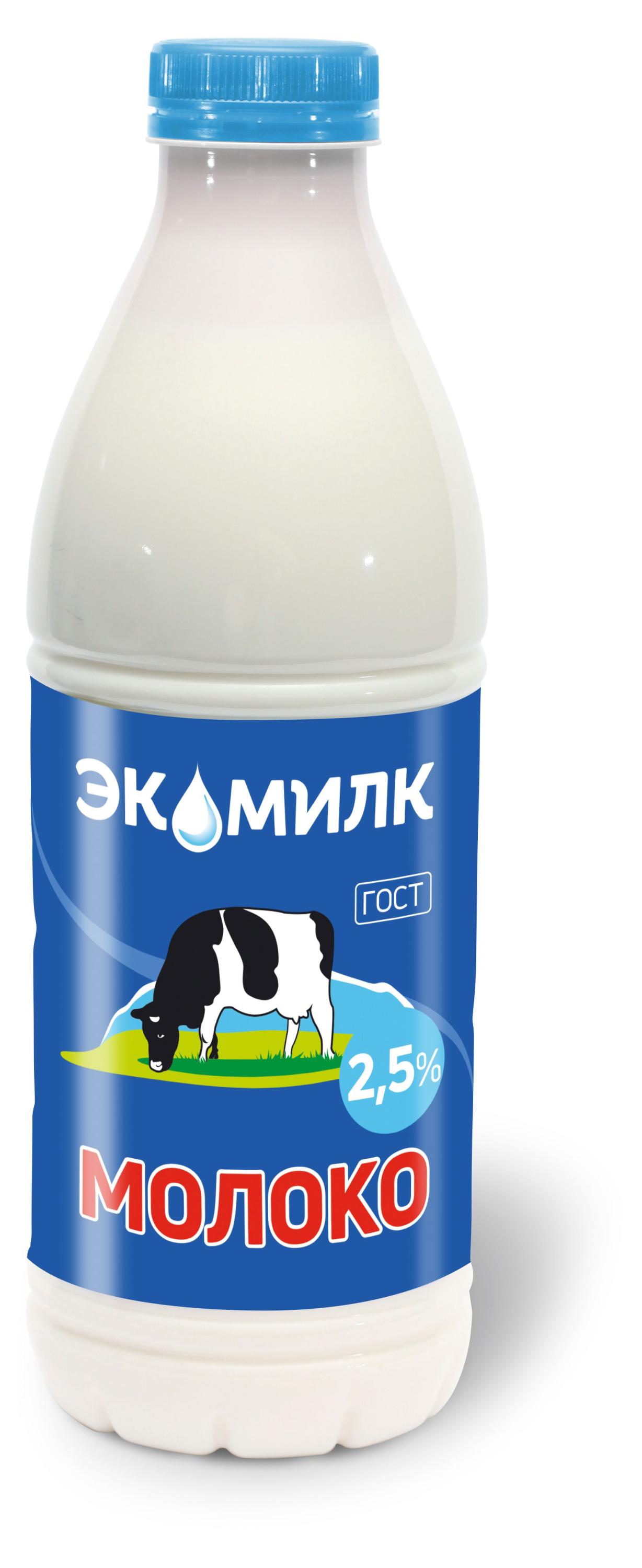 

Молоко питьевое Экомилк пастеризованное 2,5% БЗМЖ, 930 мл