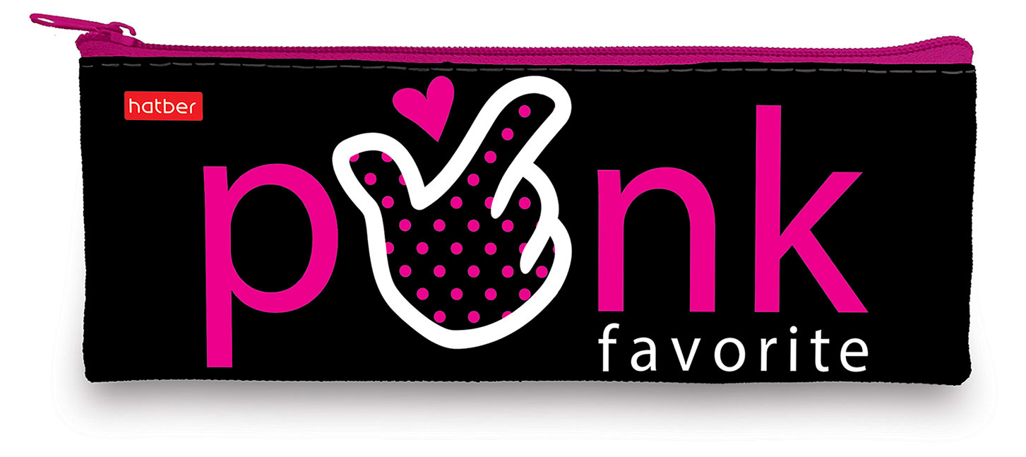 

Пенал Hatber мягкий на молнии, 195x75 мм