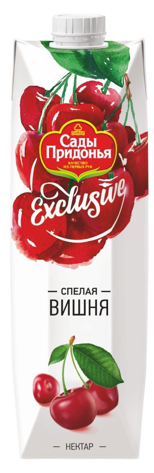 

Нектар Сады Придонья Exclusive вишнёвый осветлённый, 970 мл