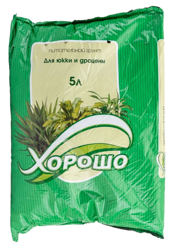 

Грунт для юкки и драцены Хорошо, 5 л
