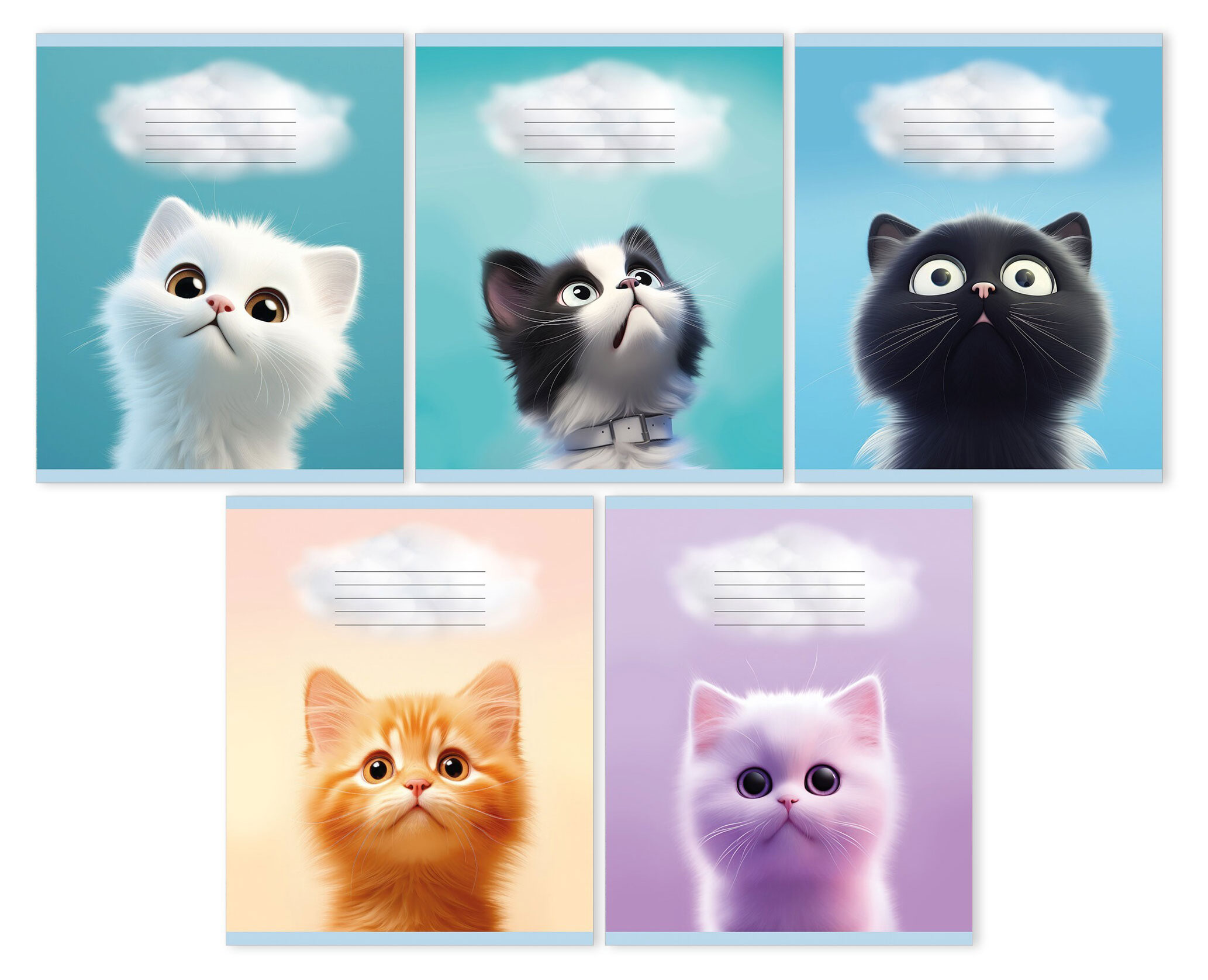 

Тетрадь Listoff Жизнь котят А5 клетка, 18 л