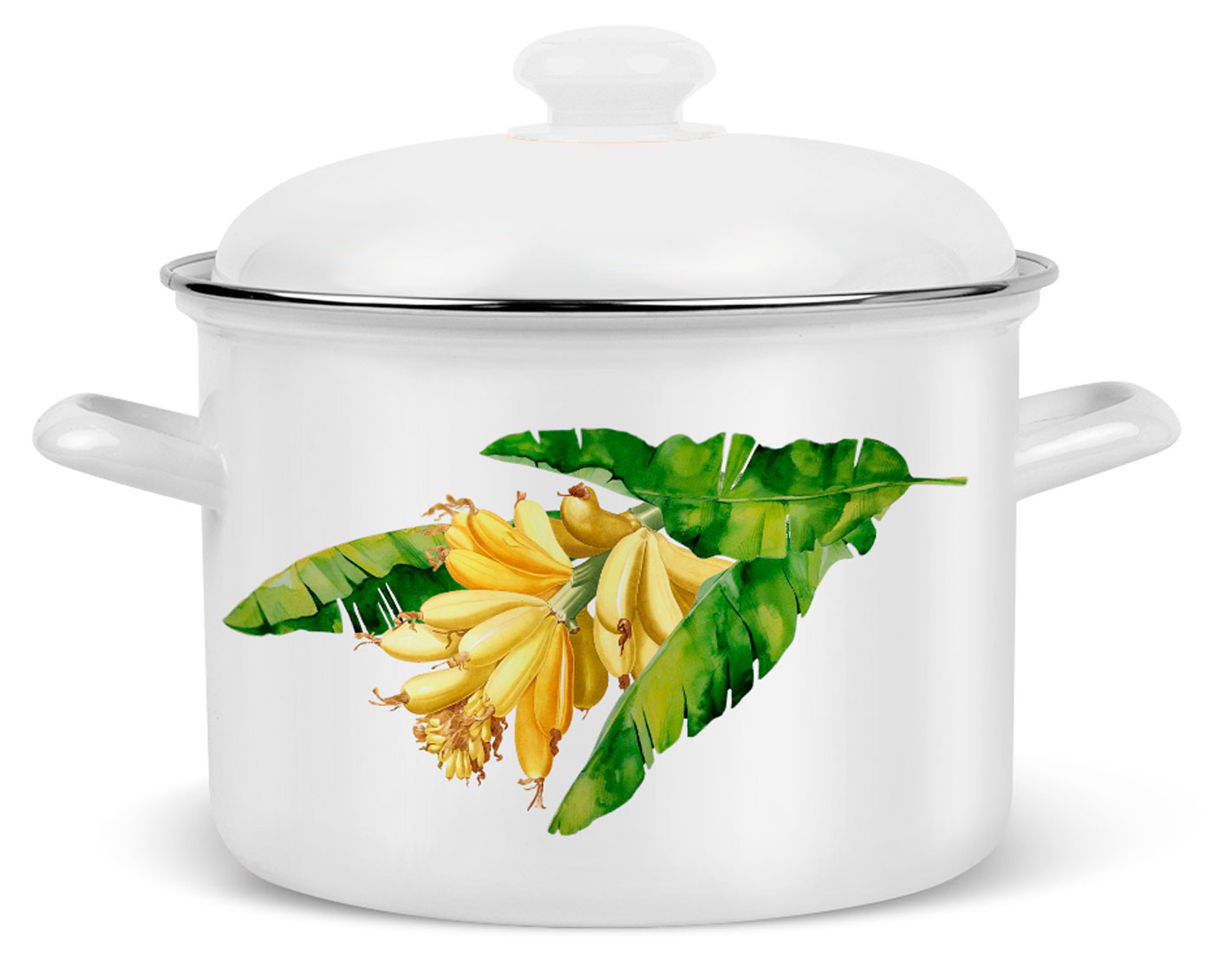 

Кастрюля Hitt Aloha эмалированная крышкой, 3 л