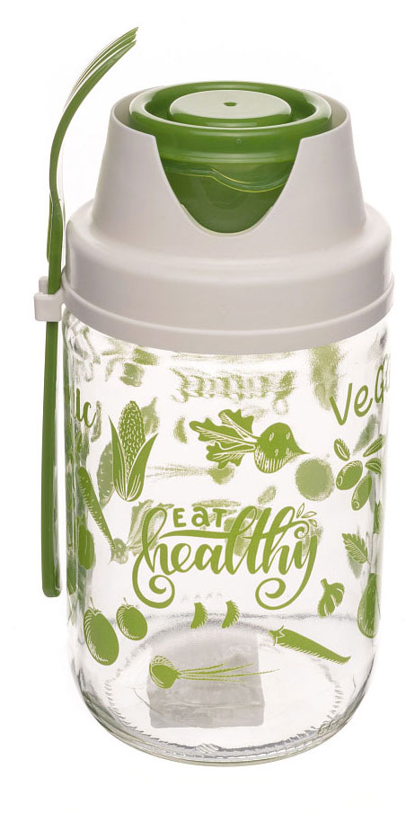 

Банка для перекуса Solmazer Vegetables с вилкой, 660 мл