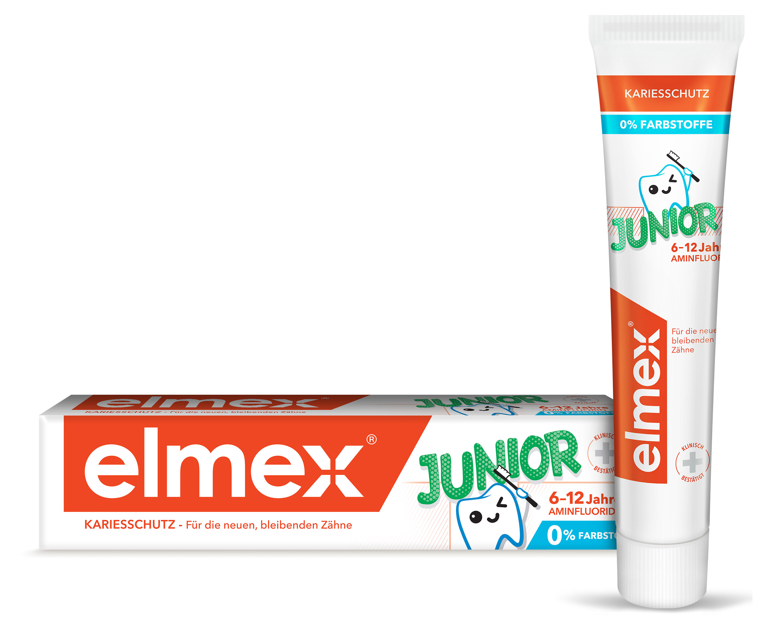 

Зубная паста детская Elmex Junior 6-12 лет, 75 мл