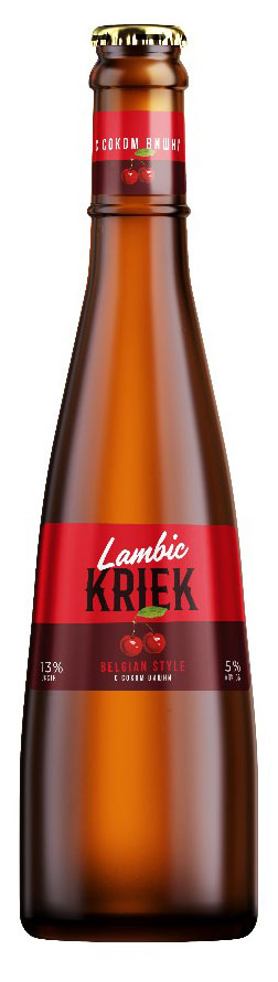 

Пивной напиток Lambic Kriek с соком вишни, 450 мл