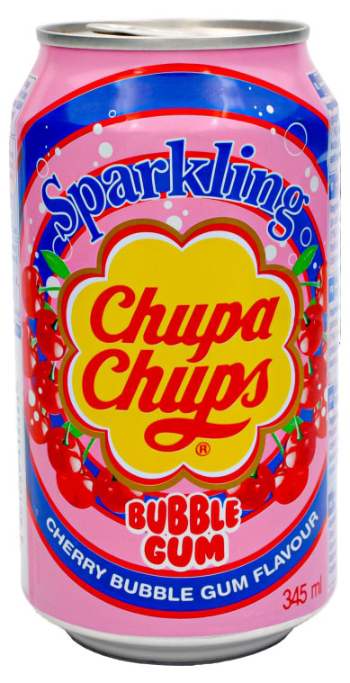 Изображение товара Напиток газированный Chupa Chups Баблгам Чери, 345 мл