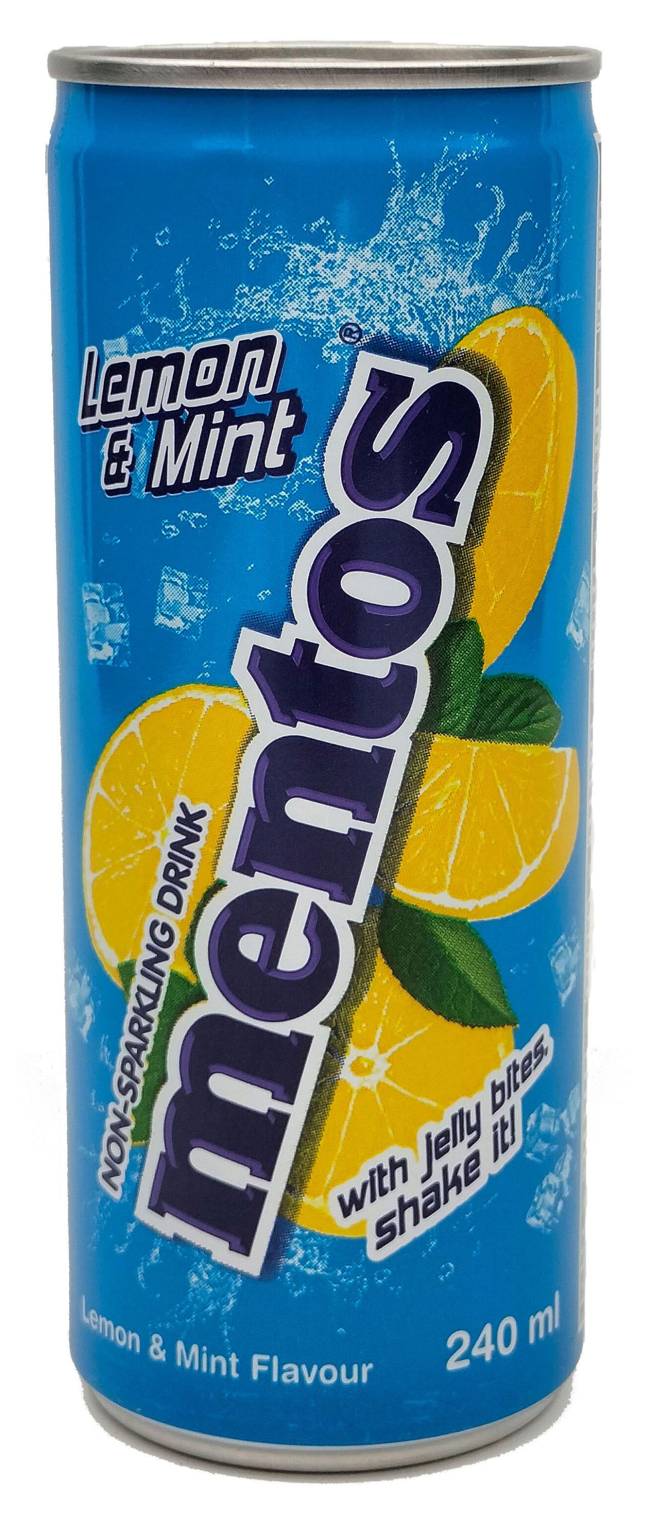 

Напиток газированный Mentos Lemon & Mint, 240 мл