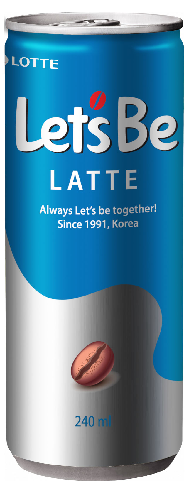 

Напиток кофейный Lotte Let's Be Latte, 240 мл