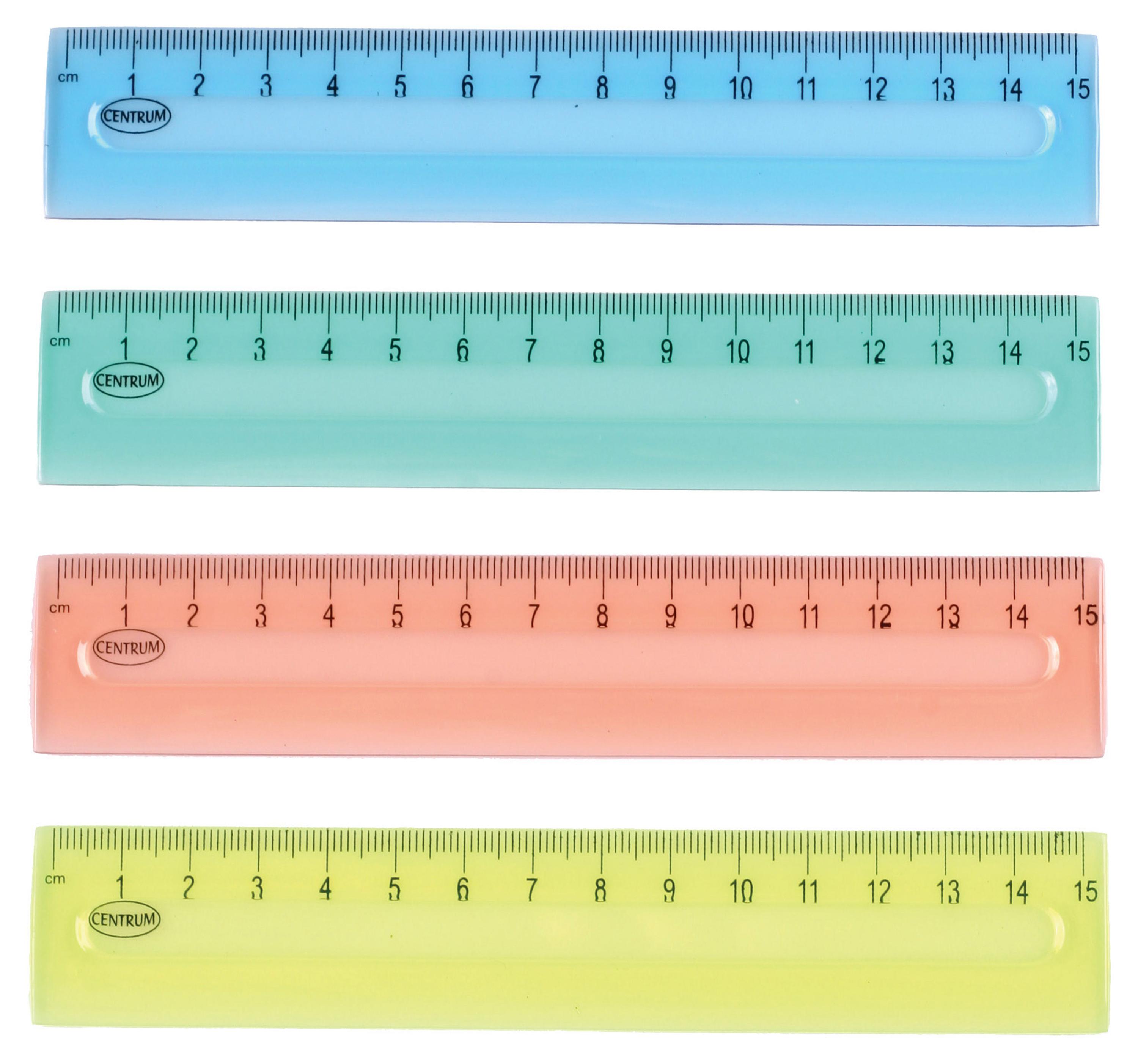 

Линейка Centrum пластиковая, 15 см
