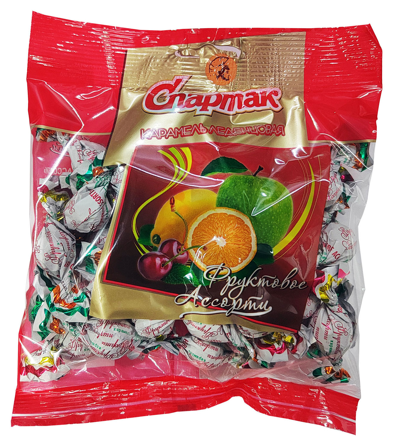 

Конфеты Спартак Карамель фруктовое ассорти, 200 г