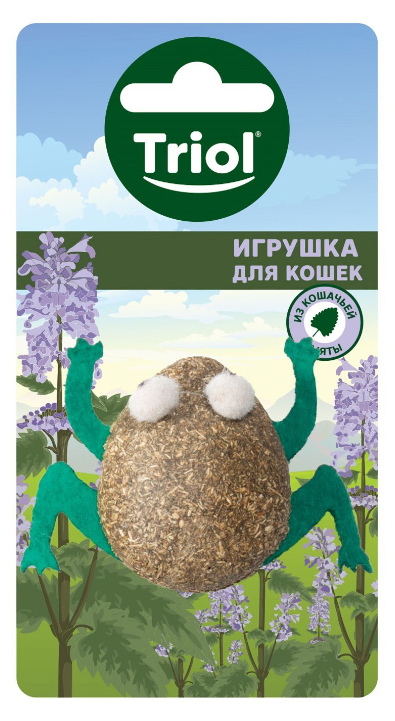 

Игрушка для кошек Triol из прессованной кошачьей мяты