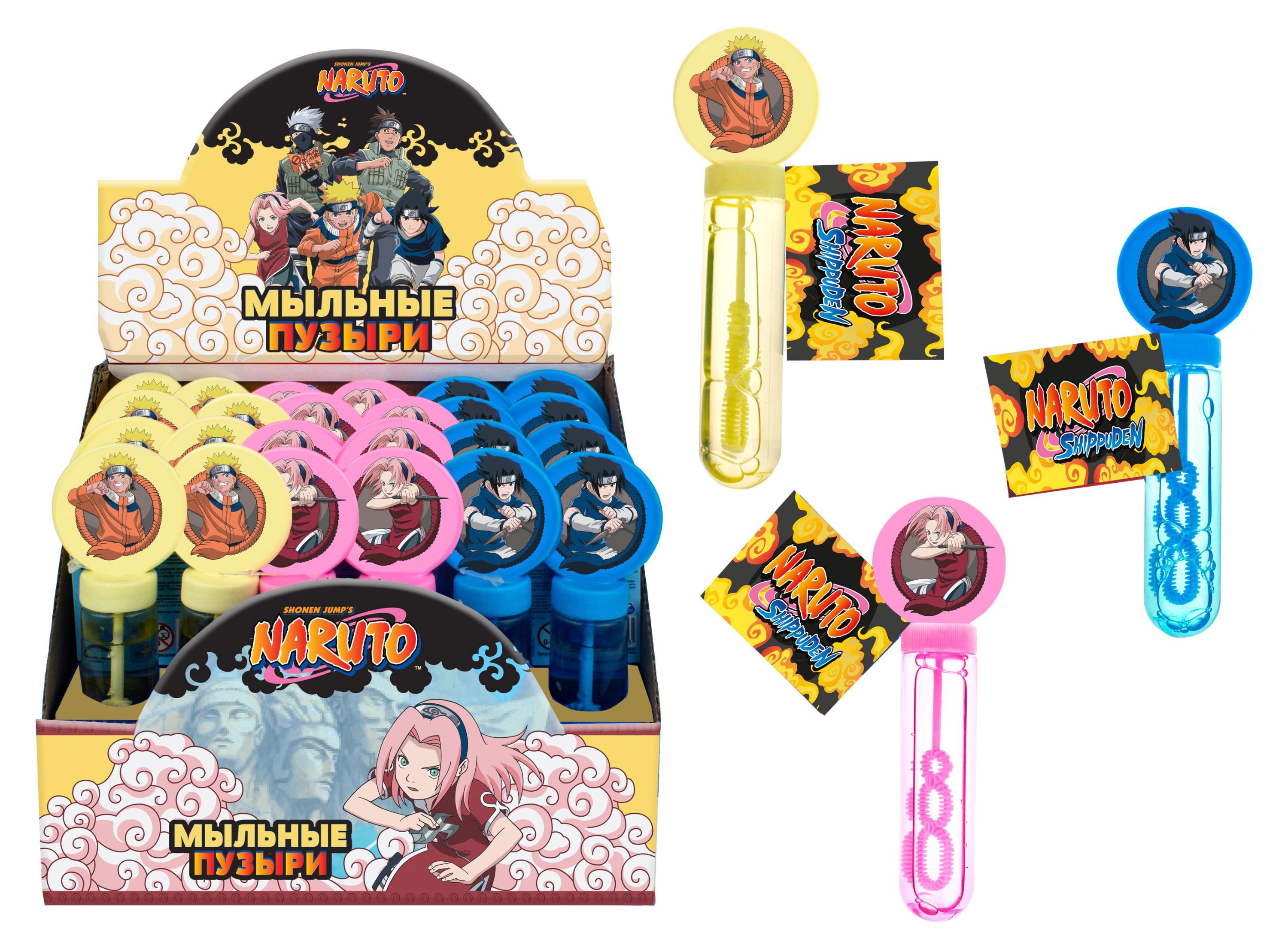 

Мыльные пузыри 1TOY Naruto, 38 мл