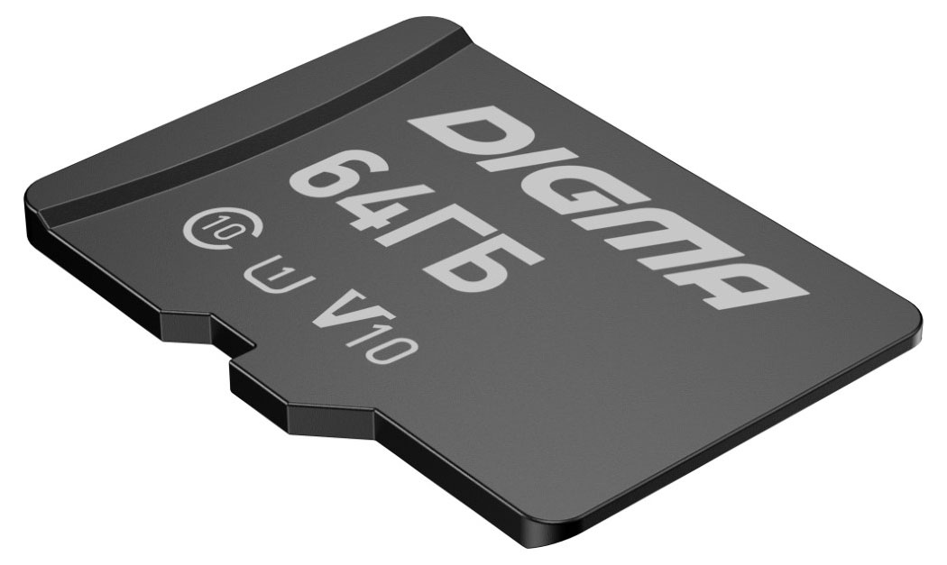 

Флеш карта microSDXC 64GB DIGMA CARD10 V10 + adapter