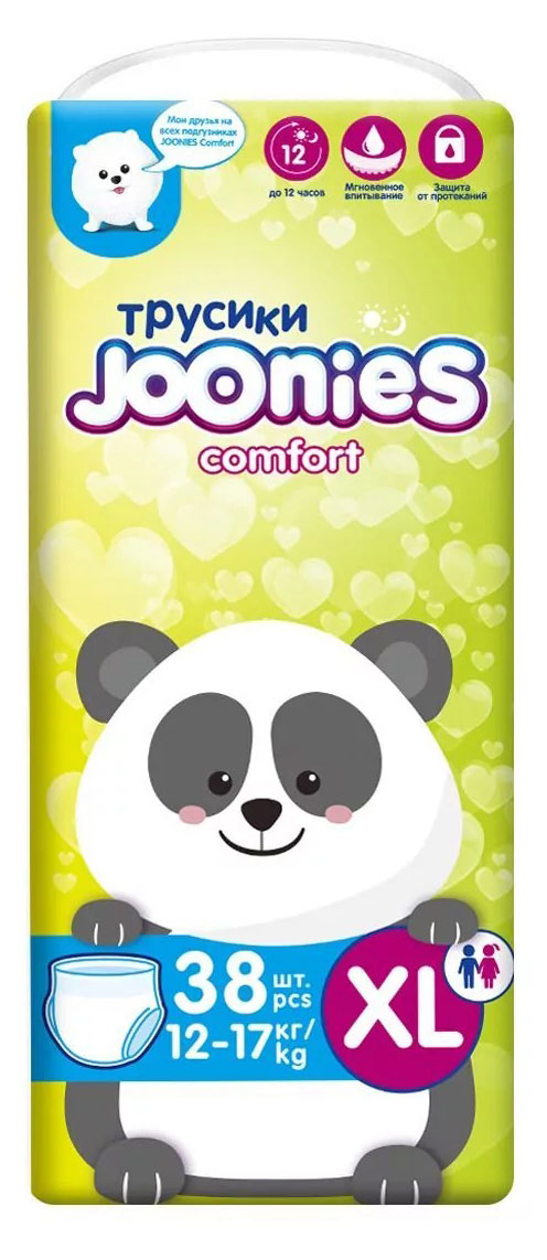

Трусики Joonies Comfort XL (12-14 кг), 38 шт