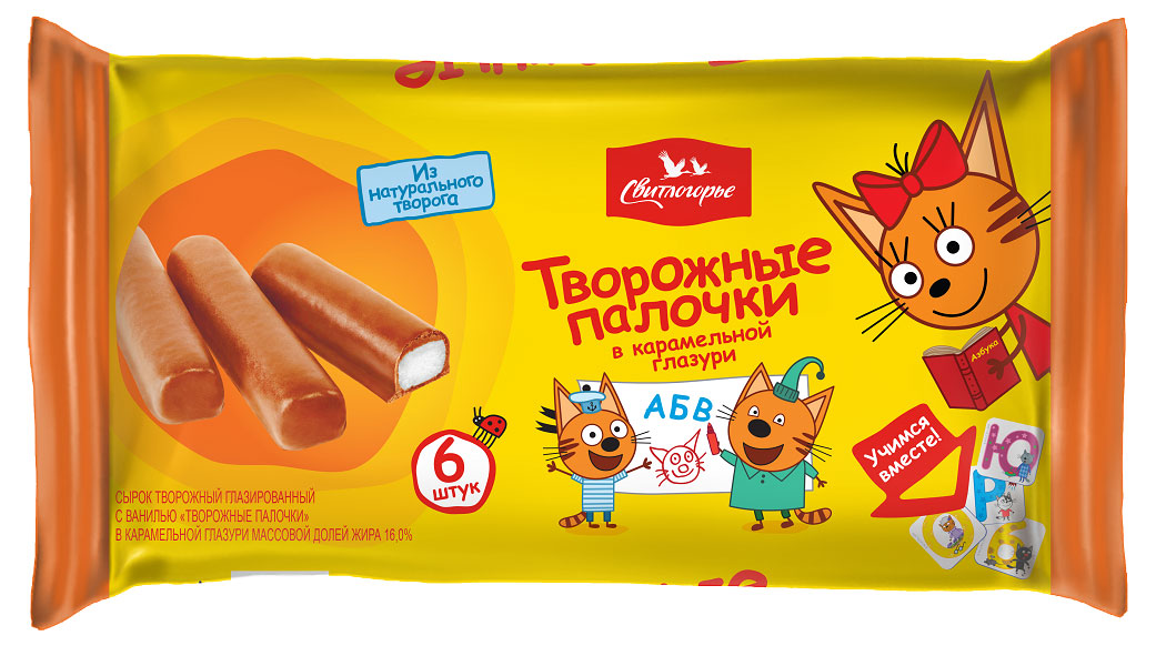 

Сырок глазированный Свитлогорье 16% БЗМЖ, 180 г