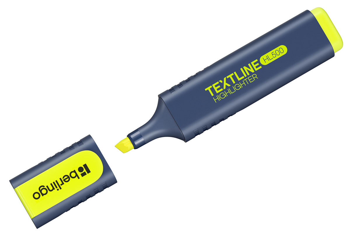 

Текстовыделитель Berlingo Textline HL500 желтый 1-5мм