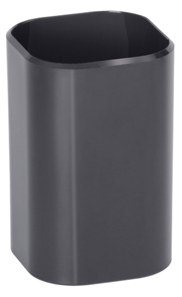 

Подставка-стакан Стамм Фаворит пластиковая квадратная черная