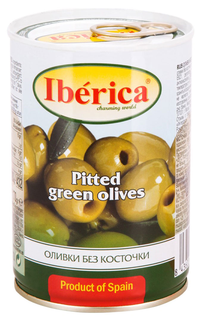 

Оливки Iberica без косточки, 420 г